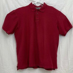 Eddie Bauer Short Sleeve Polo Shirt Unisex XL Red